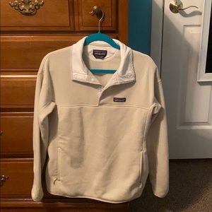Cream Patagonia Button Sweater